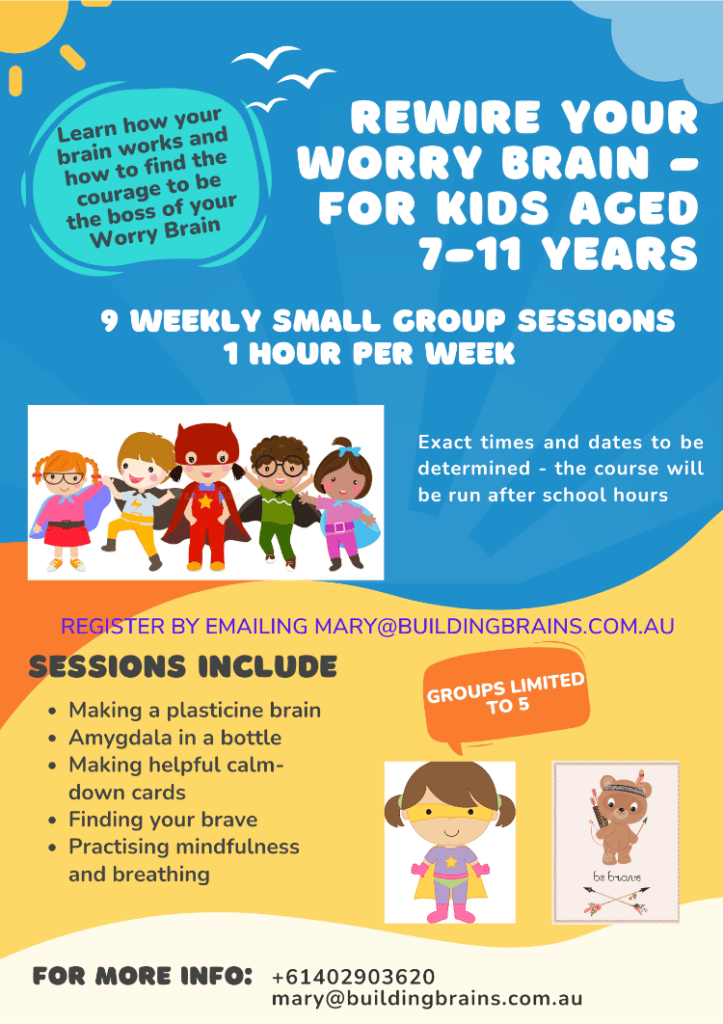 Cognitive Coaching Anxiety Course for Children by Building Brains